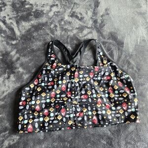 Victorias Secret Colorful Gem Print Sports Bra